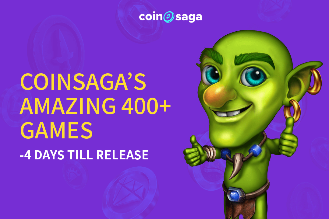 CoinSaga Bitcoin Casino 400 Games