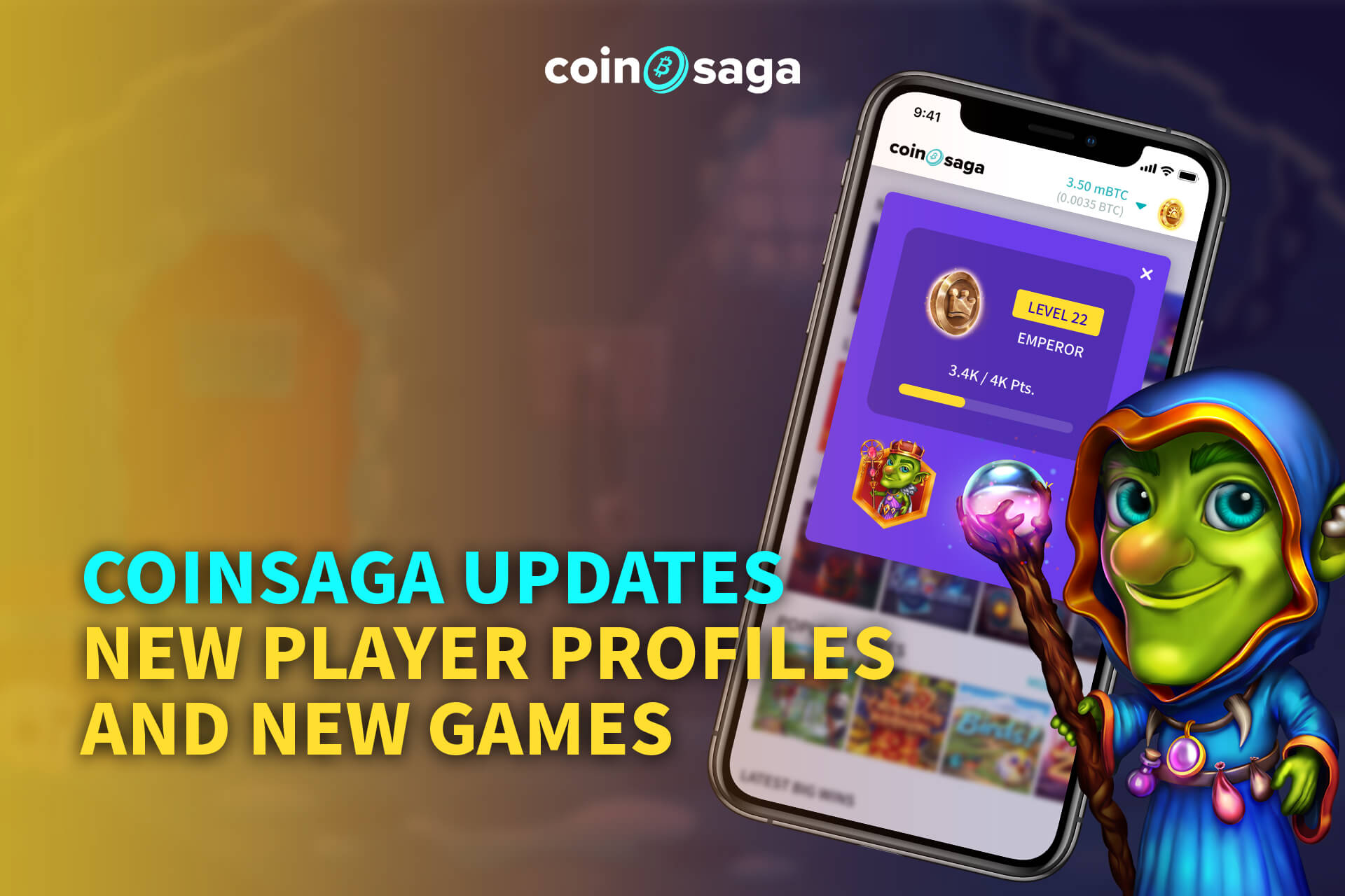CoinSaga Updates