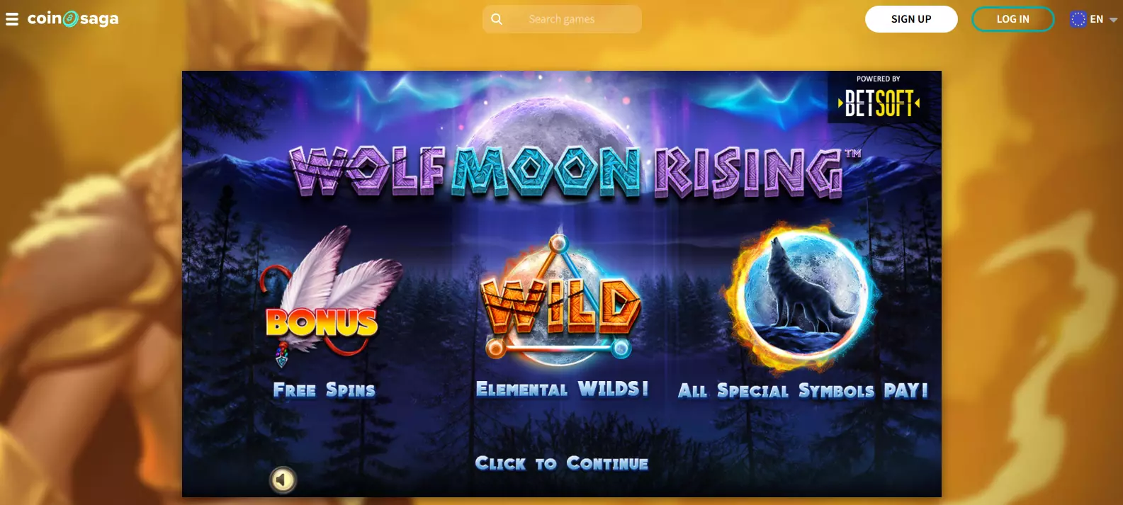 Wolf Moon Rising Video Slot Game