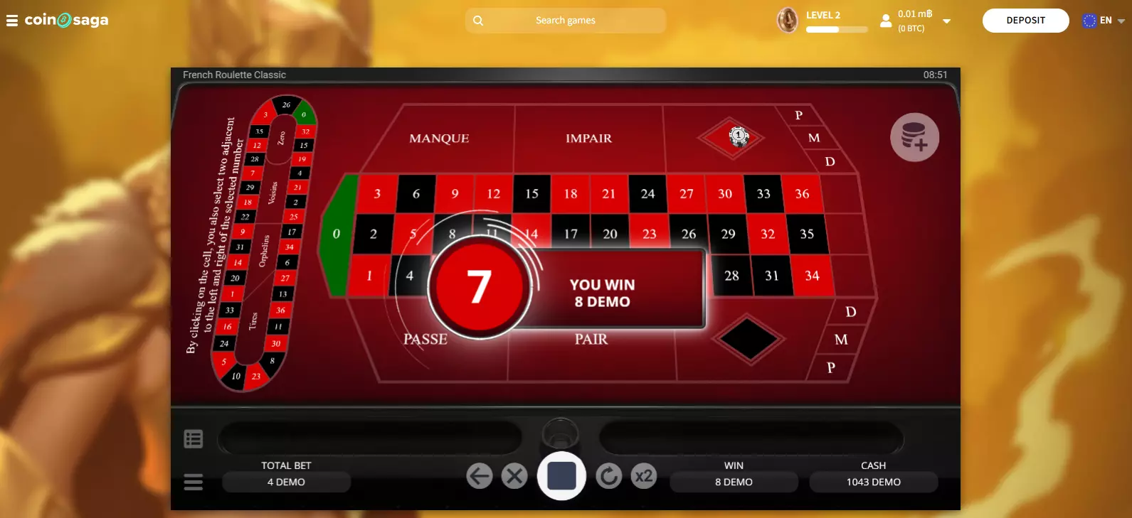 French Roulette Casino Game Bets