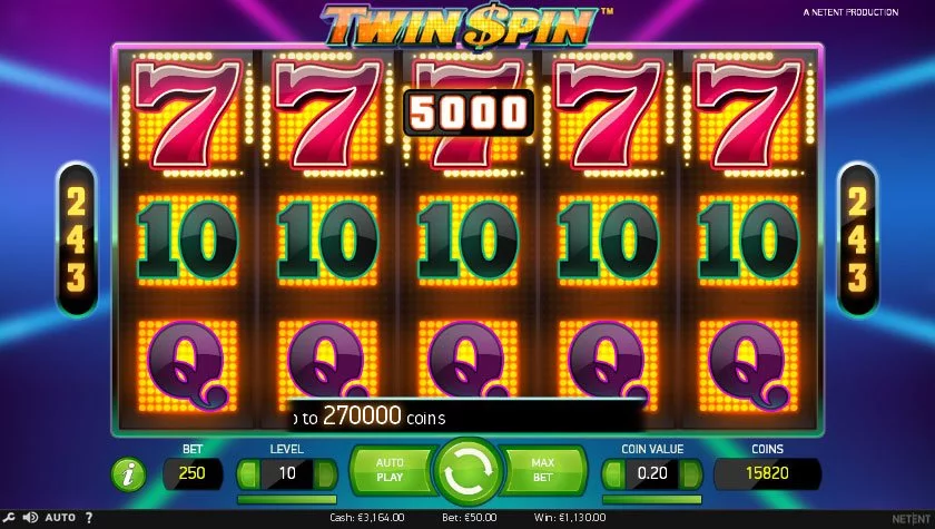 Twin Spin Hot Bitcoin Slots