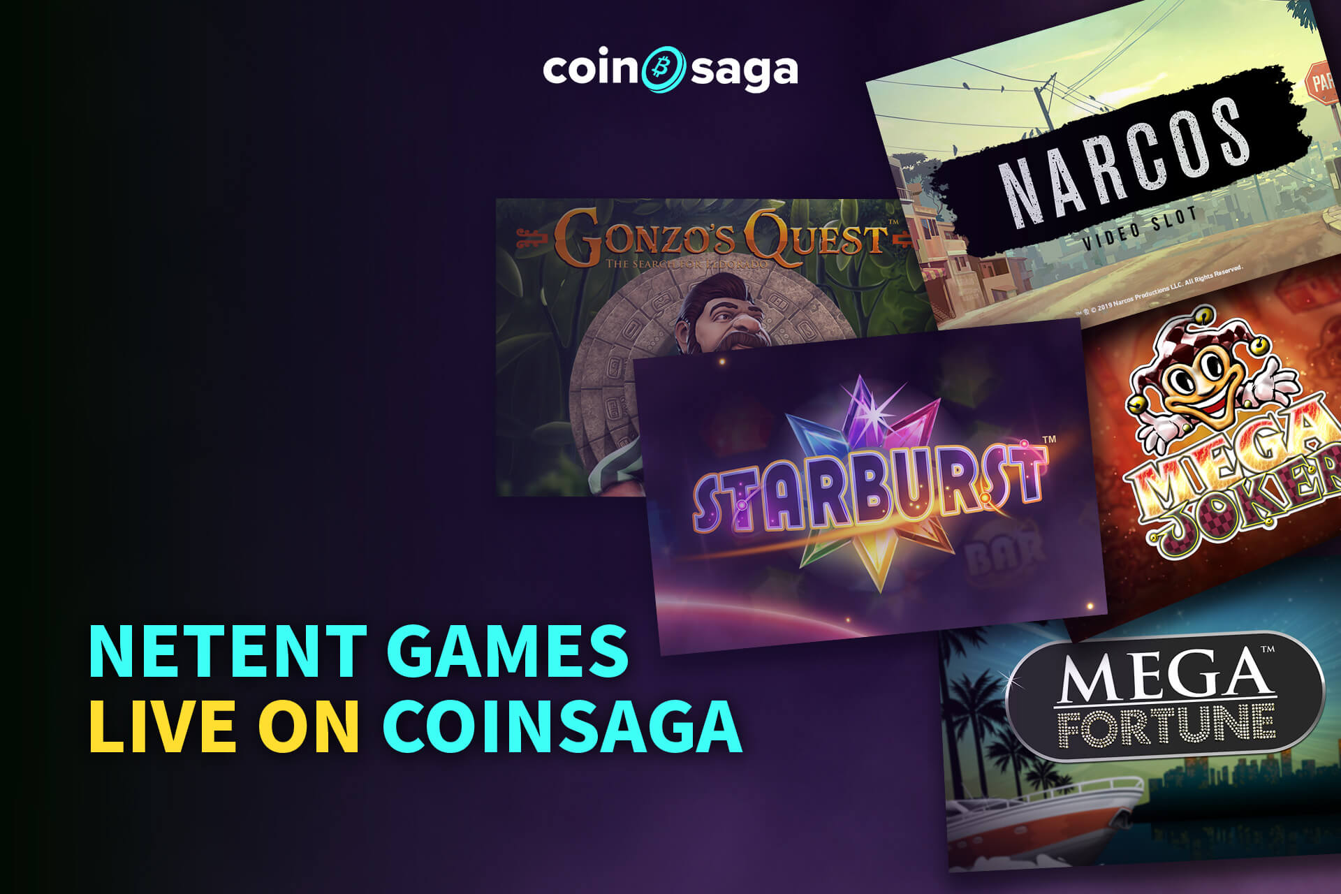 netent games live on coinsaga