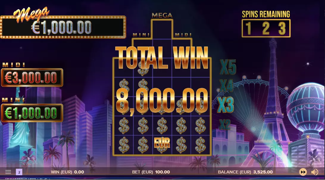 Vegas Night Life Slot Win